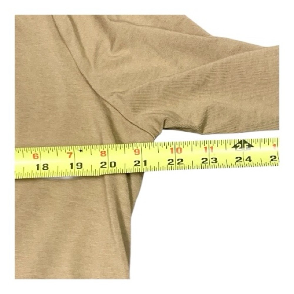 J. Jill Wearever Collection Tan Women's Open Front Cardigan Lightweight Sz‎ LP - Picture 9 of 14